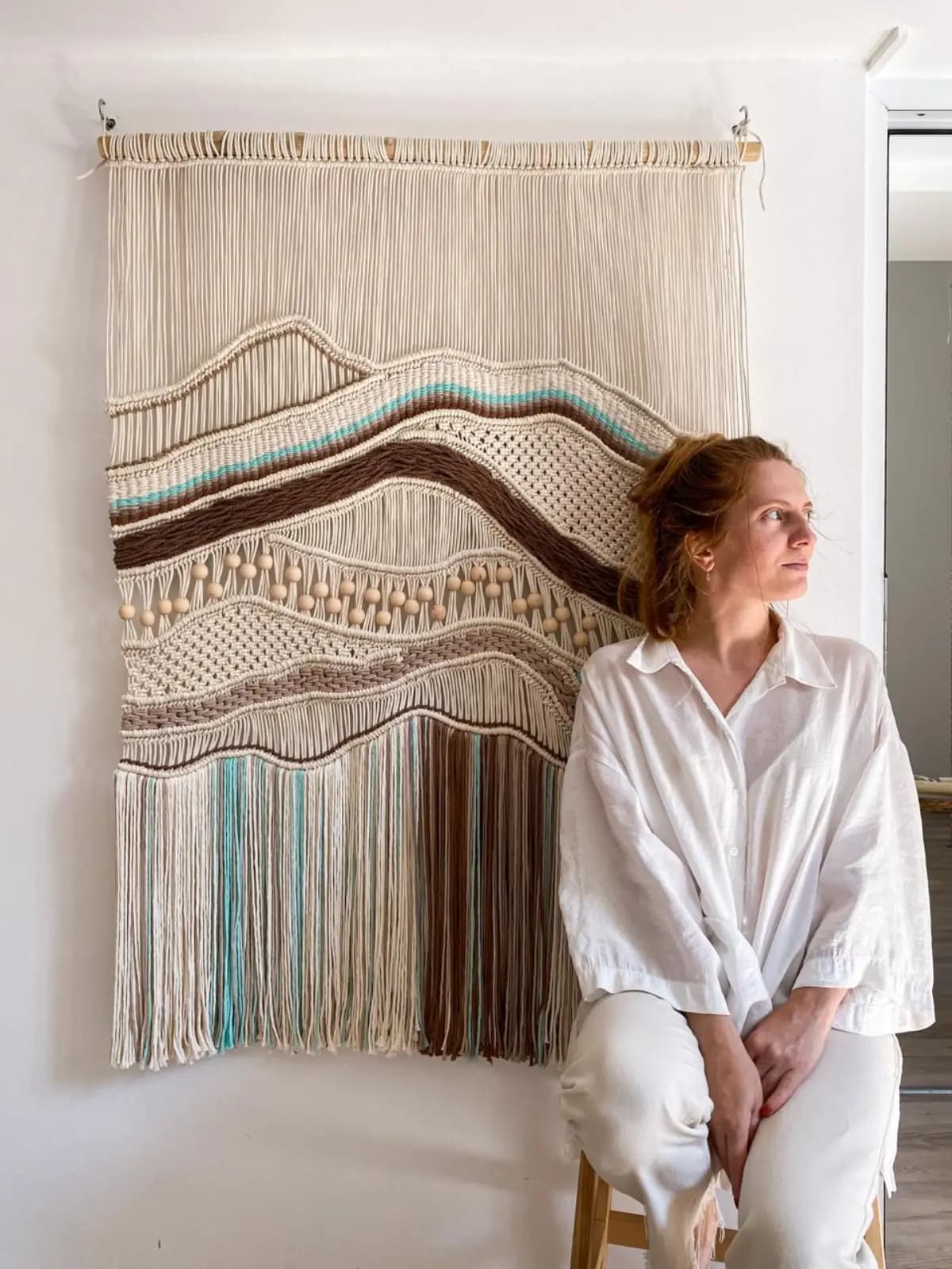Anna’s macramé work 4
