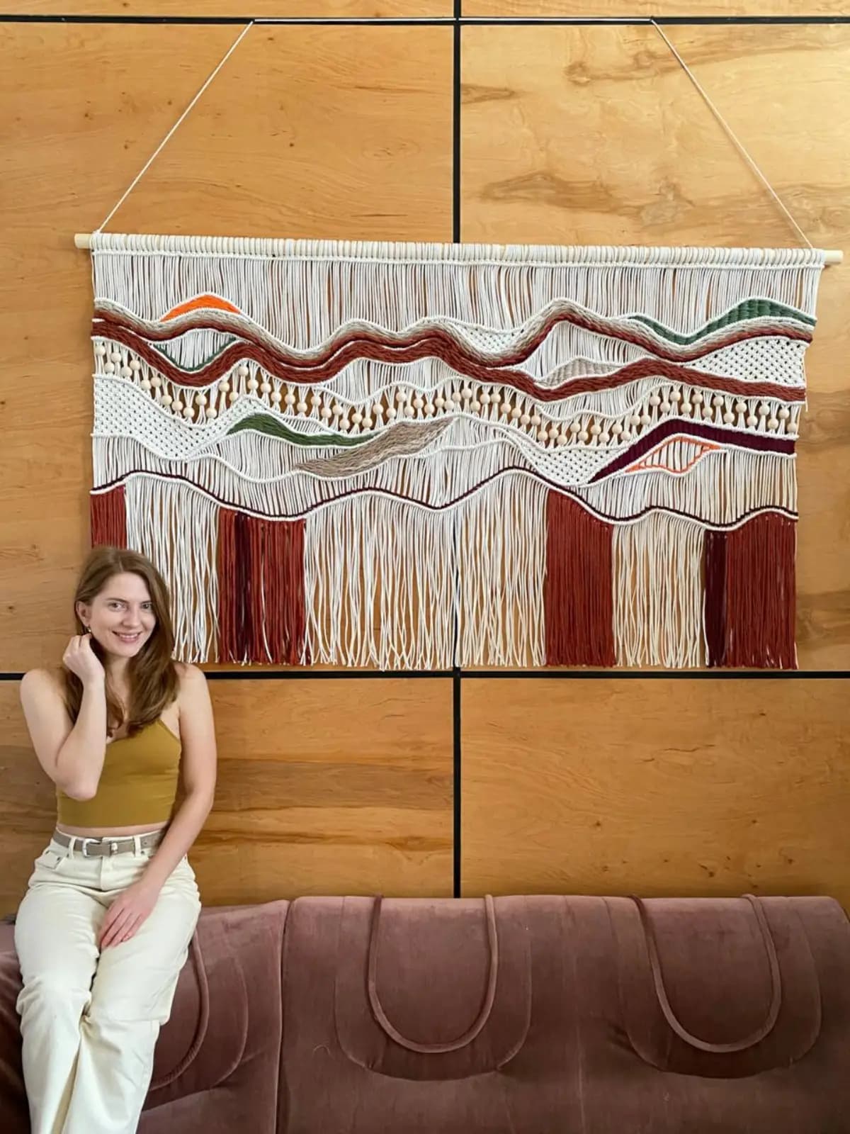 Anna’s macramé work 7