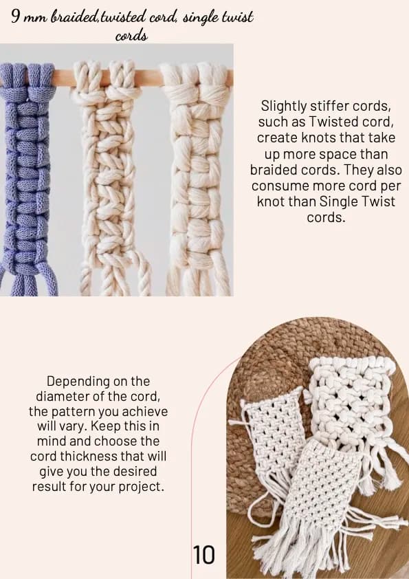 Handbook page with illustrated spiral knot instructions