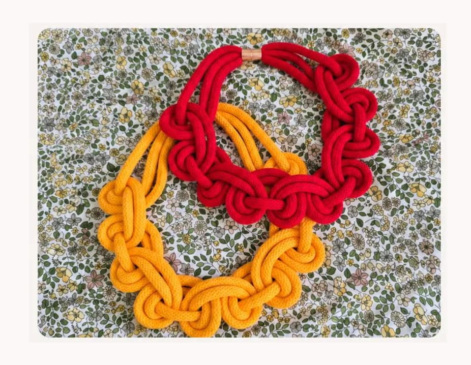 Macramé project by Emma Gonzalez