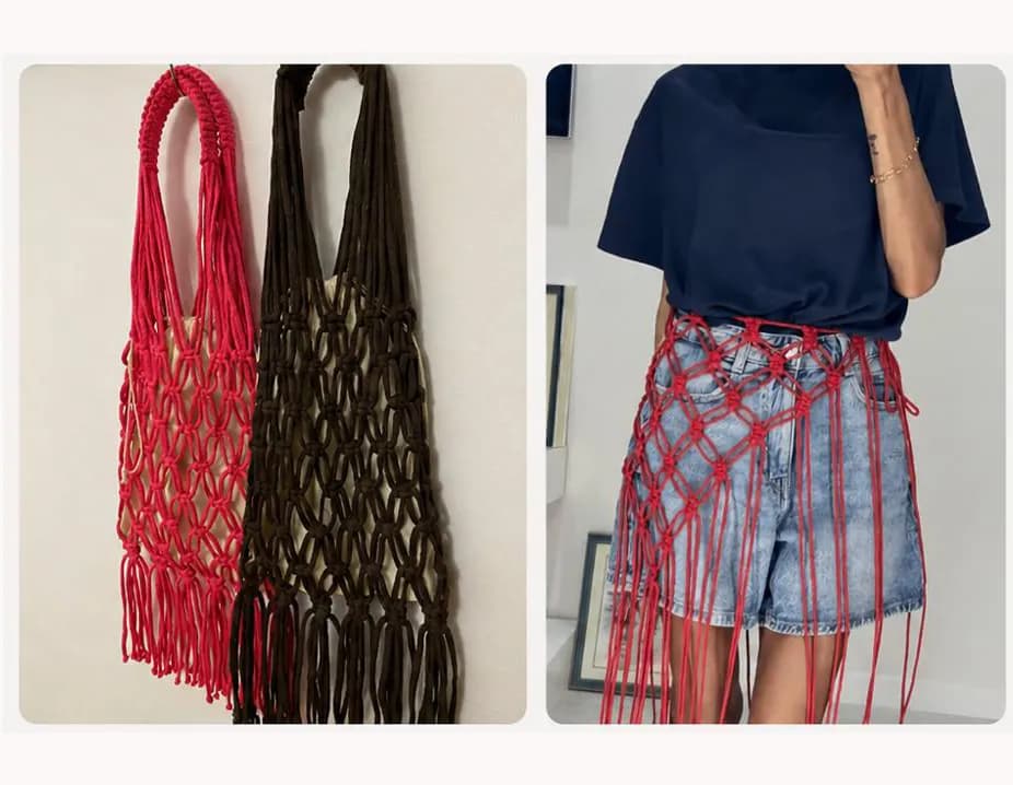 Macramé project by Jennifer Taylor